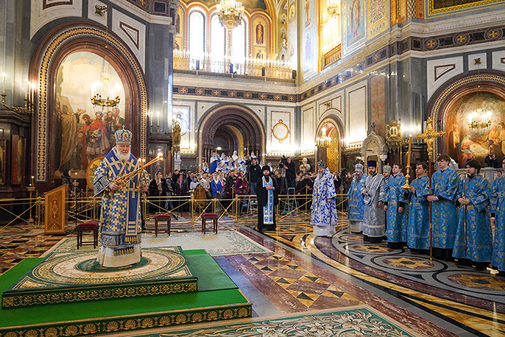 Четыре новосибирских священника помолились Богу вместе с патриархом Кириллом