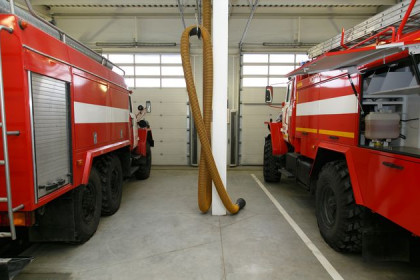 30 человек спасли на пожаре в Бердске 