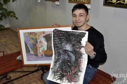 Картины на тему смерти пишет художник в Сузуне