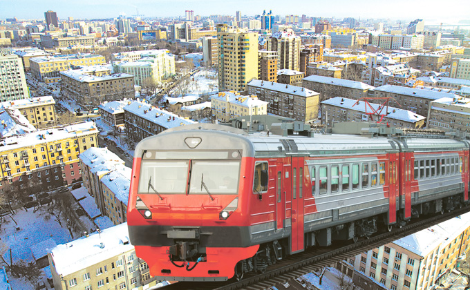 Электрички Тогучина Новогодняя