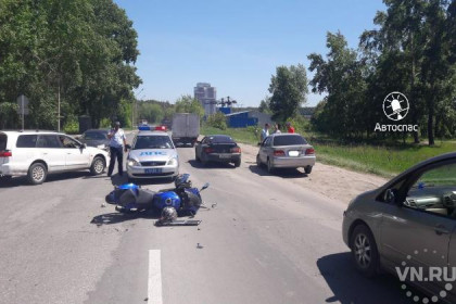 Мотоциклист спровоцировал ДТП, находясь в больнице