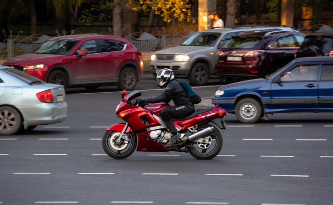 мотоциклист фото Виктора Боровских