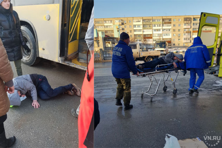 Кондуктор жестко вытолкнула из салона пьяного пассажира в Куйбышеве