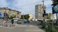 Пенсионерка на «Тойоте» столкнулась с 17-летним мотоциклистом в Новосибирске