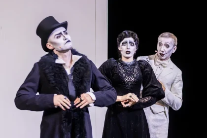 Немую фильму по шутке Чехова показали в «Глобусе» на Рождественском фестивале