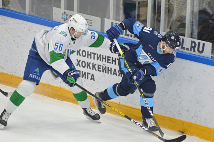 Хоккейная «Сибирь» начала 2021 год с разгромного поражения в Нижнекамске