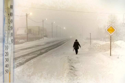 Абсолютный рекорд холода побит в селе Кокошино Новосибирской области
