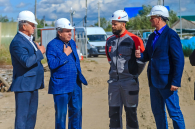 Татарский округ посетил с рабочим визитом сенатор Владимир Городецкий