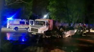 Водитель иномарки погиб в ДТП с уборочной техникой в Новосибирске