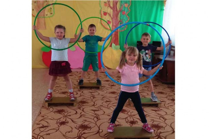Фитнес для малышей преподают в Кочковском районе