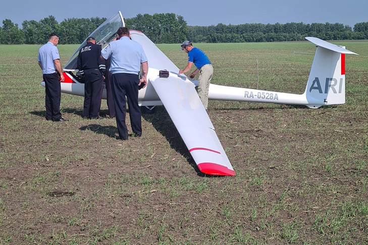 Планером оказался упавший летающий аппарат в Краснозерском районе