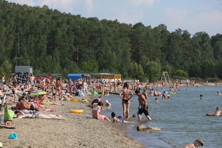 Шесть пляжей откроют в Новосибирске 1 июня