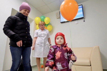 Детскую поликлинику после ремонта открыли в Кольцово