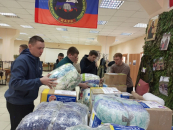 Более 1200 фур с гуманитарным грузом отправила на фронт Новосибирская область