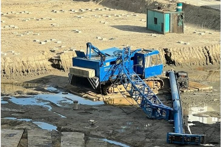 Башенный кран рухнул в микрорайоне «Европейский берег»