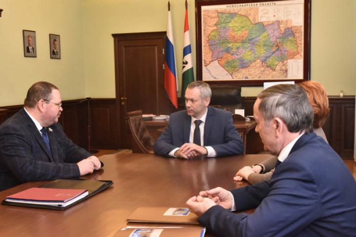 Врио губернатора провел встречу с председателем Всероссийского Совета местного самоуправления