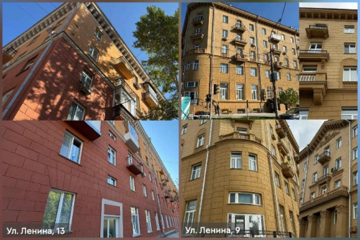 В Новосибирске отремонтировали фасады 44 жилых домов по капремонту