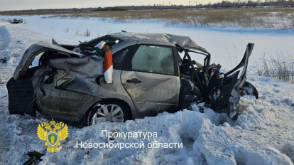 Прокуратура контролирует проверку по факту гибели людей в ДТП под Новосибирском