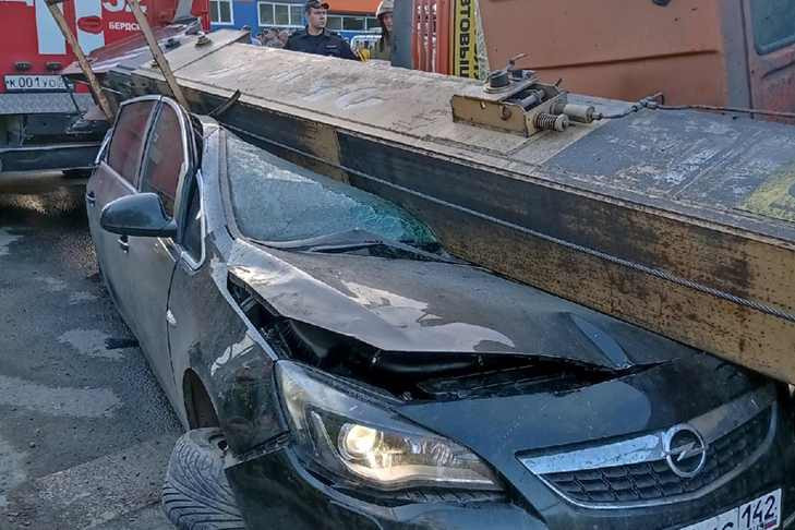 Водитель Opel Astra чудом выжил после ДТП в Искитиме