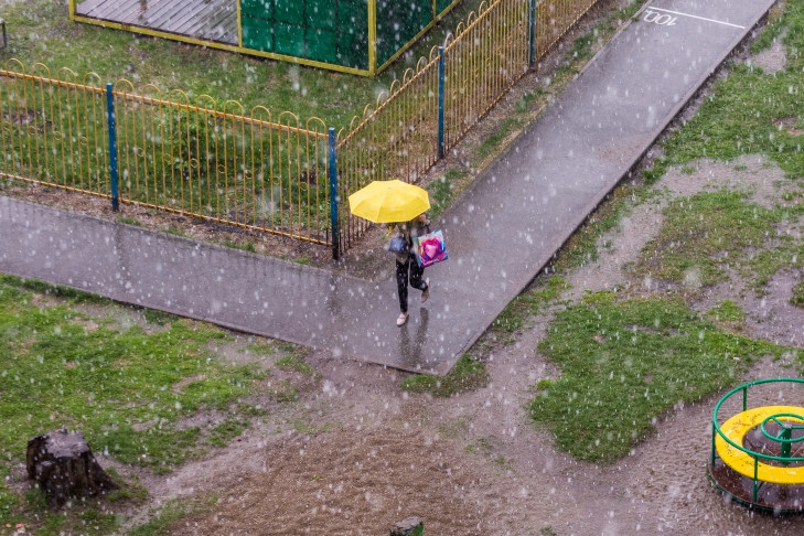 Град до 8 мм выпал в Новосибирской области перед возвращением аномальной жары