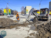 Начат ремонт канализационный коллектор на улице Свердлова в Бердске