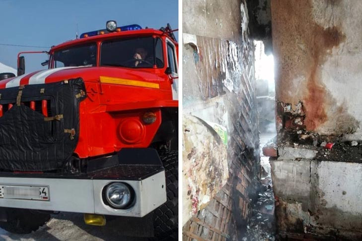 Четырехлетняя девочка спасла брата на пожаре под Новосибирском