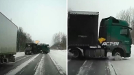 Опубликовано видео смертельного ДТП с фурой на новосибирской трассе