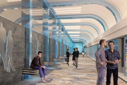 Новый дизайн станции «Спортивная» показал метрополитен Новосибирска