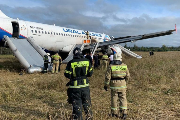 Севший в поле Airbus A320 «Уральских авиалиний» решено разобрать на запчасти