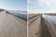 Количество переливов на дорогах выросло до восьми в Новосибирской области