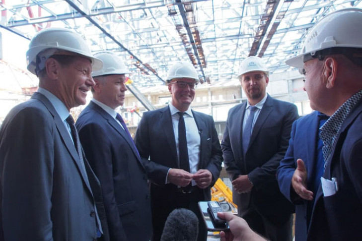 Темпы строительства Ледовой арены в Новосибирске к МЧМ-2023 будут увеличены