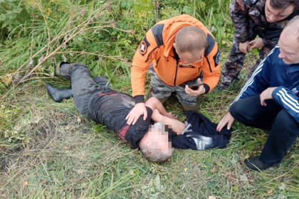 Пропавшие житель Новосибирска и собака найдены живыми среди болот на пятые сутки