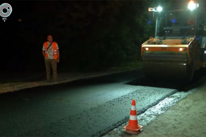 Улицу Лескова отремонтируют до конца недели в Новосибирске