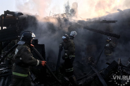Дети погибли на пожаре в Новосибирской области
