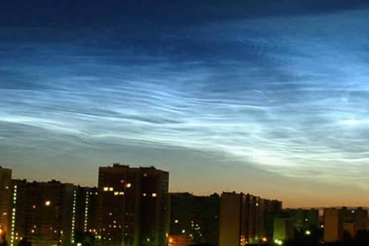 Сезон серебристых облаков начался в Новосибирске