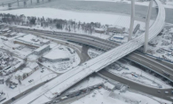 Движение открыли на правобережной развязке четвёртого моста в Новосибирске