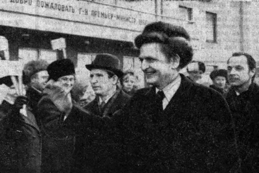 Опубликованы архивные кадры визита премьер-министра Швеции в Новосибирск