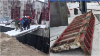 Опалубка для стен рухнула на рабочего на стройплощадке в Новосибирске