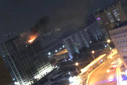 Взрыв на стройке разбудил жителей Новосибирска
