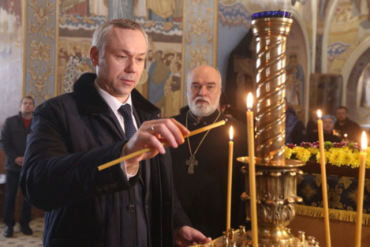 Андрей Травников и митрополит Тихон совершили предпасхальный объезд храмов