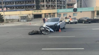 Подросток на мотоцикле пострадал в ДТП в Новосибирске