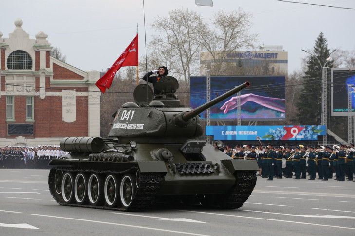 Обновленный Т-34 из Новосибирска примет участие в параде Победы