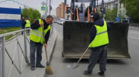 В Новосибирске за сутки вывезли 430 тонн грязи