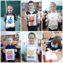 Необычный урок рисования состоялся в Убинской школе