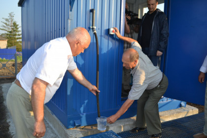 Новая станция водоподготовки обеспечила чистой водой жителей Усть-Таркского района