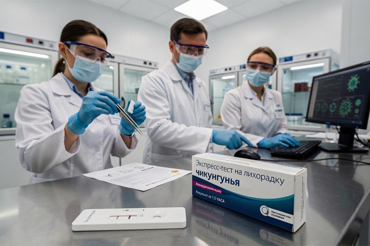 Новосибирские ученые представили экспресс-тест на лихорадку чикунгунья
