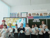 В Убинской школе №2 побывала «Блокадная ласточка»