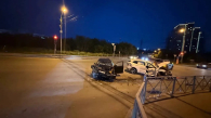 В Новосибирске произошло ДТП с тремя автомобилями