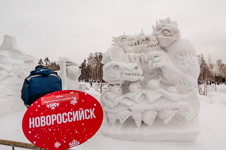 Лучшую снежную скульптуру-2024 выбрали в Новосибирске