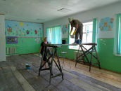 Коллектив Здвинского детсада «Солнышка» ведет большой ремонт помещений